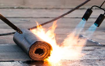 Shawdon Hall asphalt flat roofing repairs